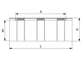 Streng ZIP-Muffen mit Längsverschluss